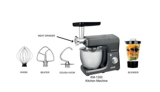 Binatone 3-in-1 Kitchen Machine And Yam Pounder (KM-1300) - 2