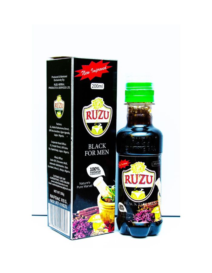 RUZU BLACK LIQUID FOR MEN 200ML