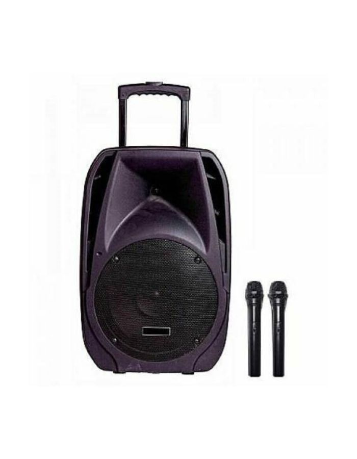 Royal Link 15'' Rechargeable speaker with two microphones